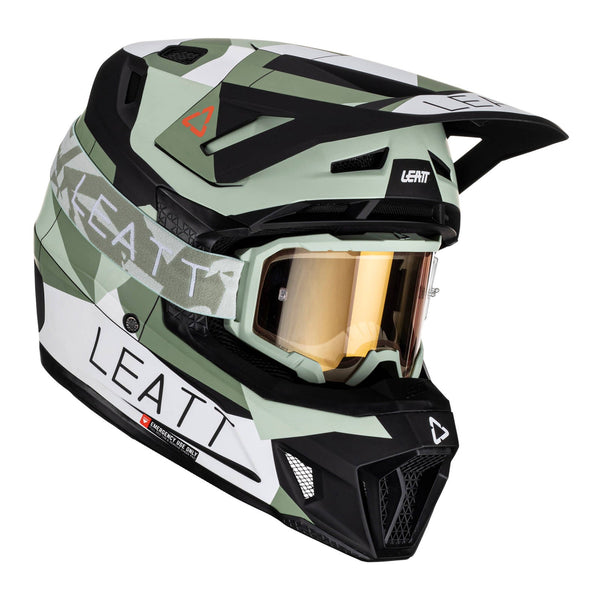 Leatt 2023 7.5 Helmet & Goggle Kit - Cactus Size Small 55-56cmTHS Moto NZ