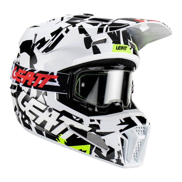 Leatt 2023 3.5 Helmet - Zebra Size 2XL 63-64cmTHS Moto NZ