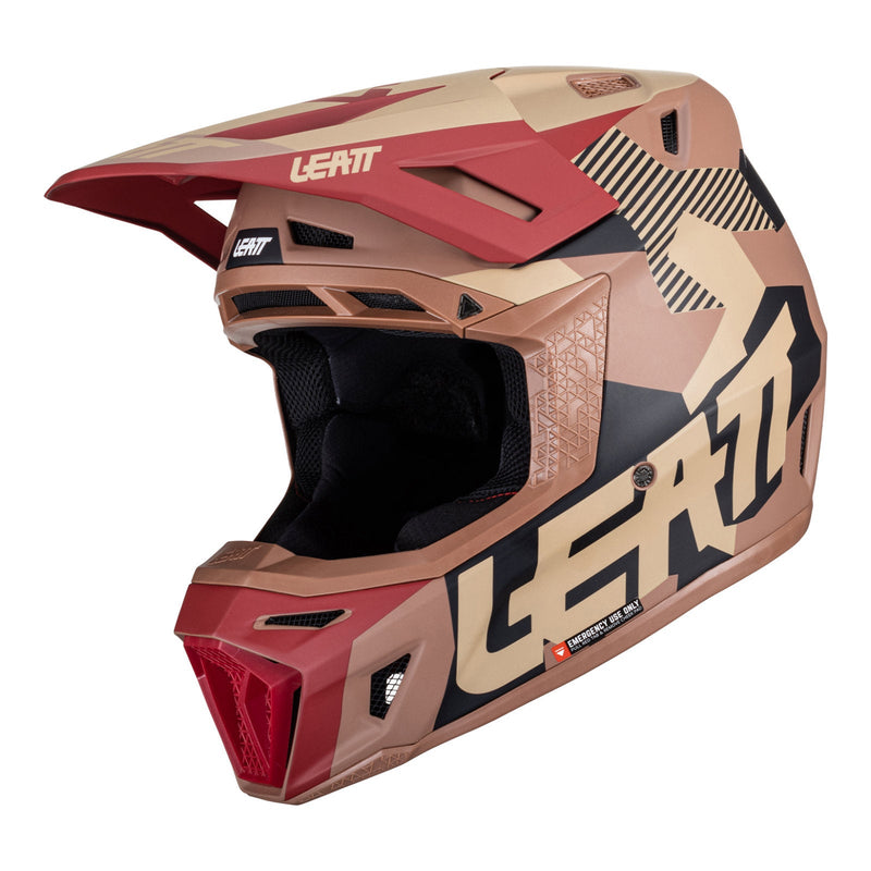 Leatt 2024 8.5 Helmet & Goggle Kit - Rubystone Size XL 62cm