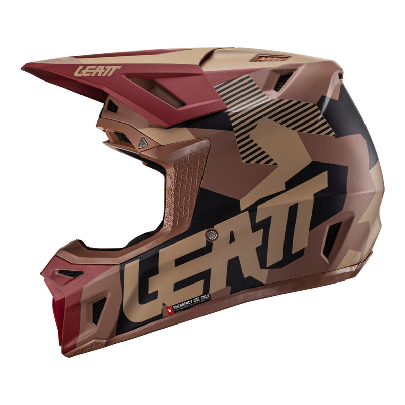 Leatt 2024 8.5 Helmet & Goggle Kit - Rubystone Size XL 62cm