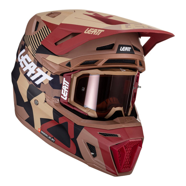 Leatt 2024 8.5 Helmet & Goggle Kit - Rubystone Size Large 60cm