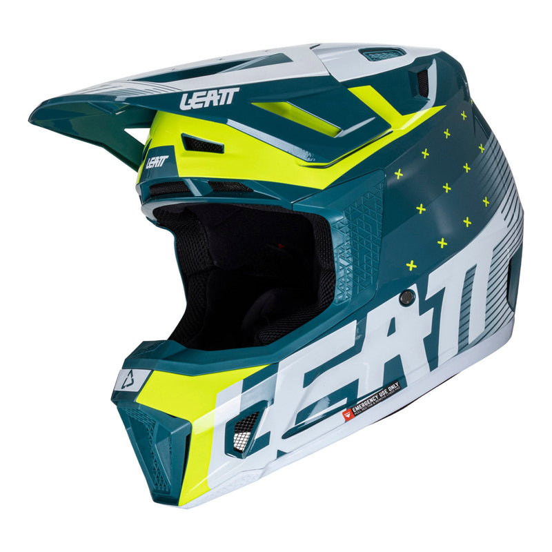 Leatt 2024 7.5 Helmet & Goggle Kit - Acid Fuel Size Medium 58cm