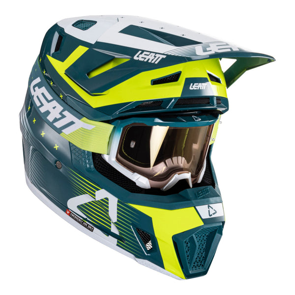 Leatt 2024 7.5 Helmet & Goggle Kit - Acid Fuel Size 2XL 64cm