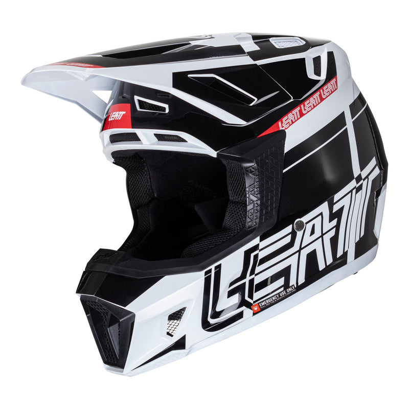 Leatt 2024 7.5 Helmet & Goggle Kit - Black / White Size 2XL 64cm
