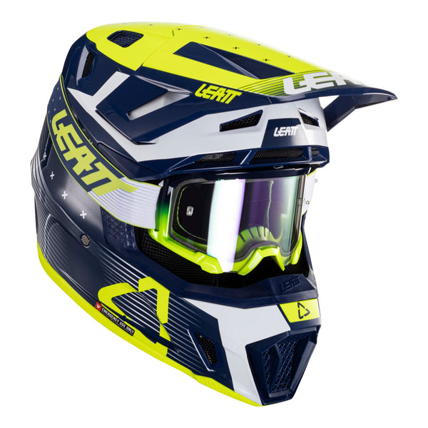 Leatt 2024 7.5 Helmet & Goggle Kit - Blue Size XS 54cm