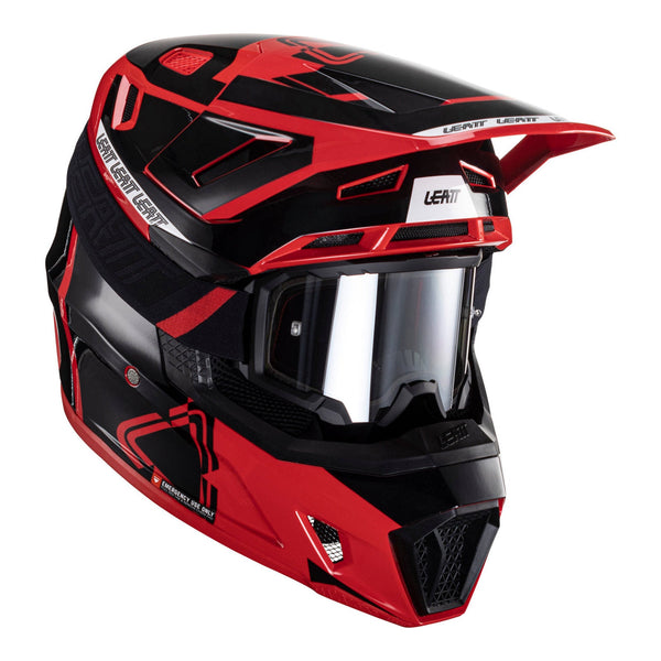 Leatt 2024 7.5 Helmet & Goggle Kit - Red Size Medium 58cm