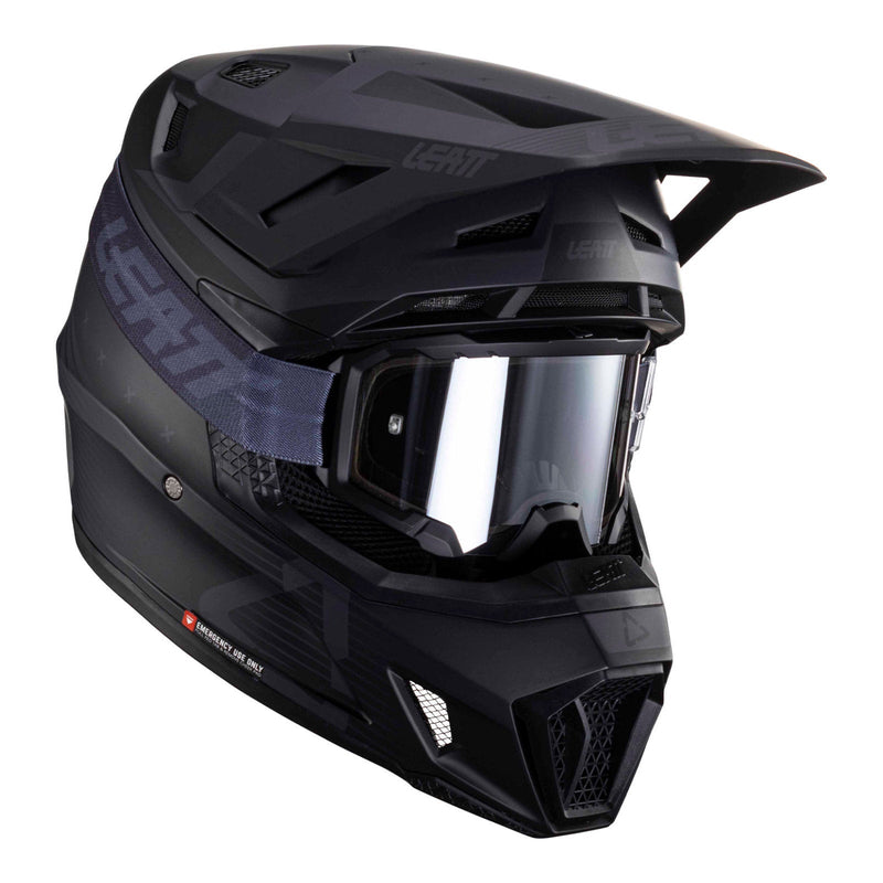 Leatt 2024 7.5 - Stealth Helmet & Goggle Kit Size Large 60cm