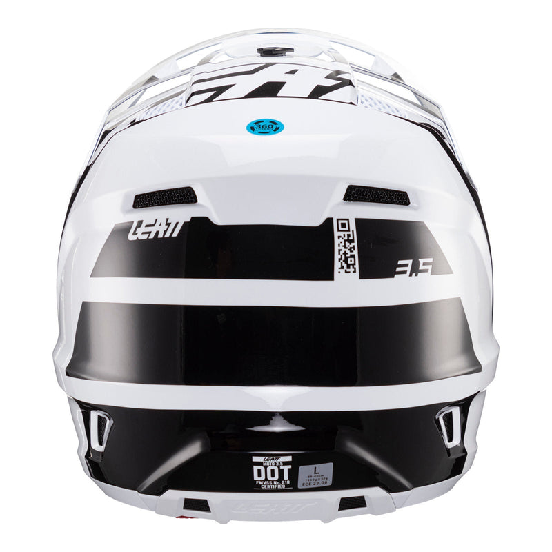 Leatt 2024 3.5 Helmet & Goggle Kit - Black / White Size Small 56cm