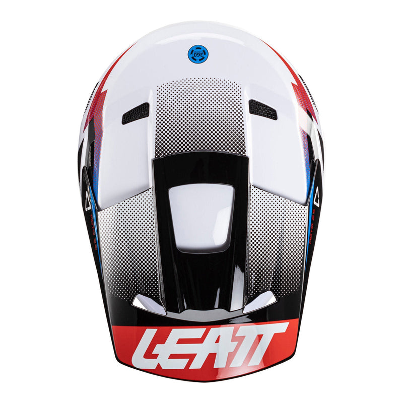 Leatt 2024 2.5 Moto Helmet - Black / White Size 2XL 64cm