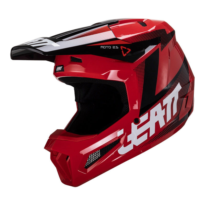 Leatt 2024 2.5 Moto Helmet - Red Size Small 56cm