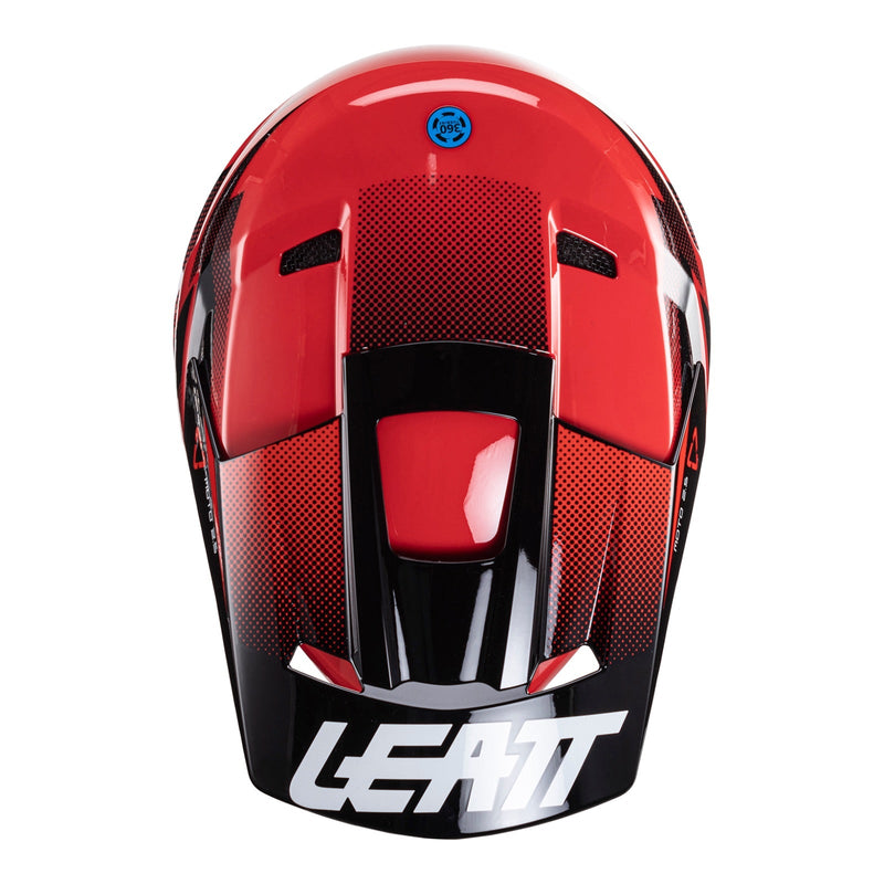 Leatt 2024 2.5 Moto Helmet - Red Size Medium 58cm