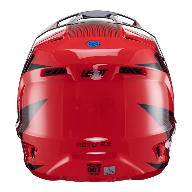 Leatt 2024 2.5 Moto Helmet - Red Size Large 60cm
