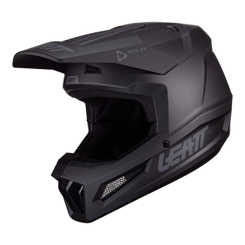 Leatt 2024 2.5 Moto Helmet - Stealth Size 2XL 64cm
