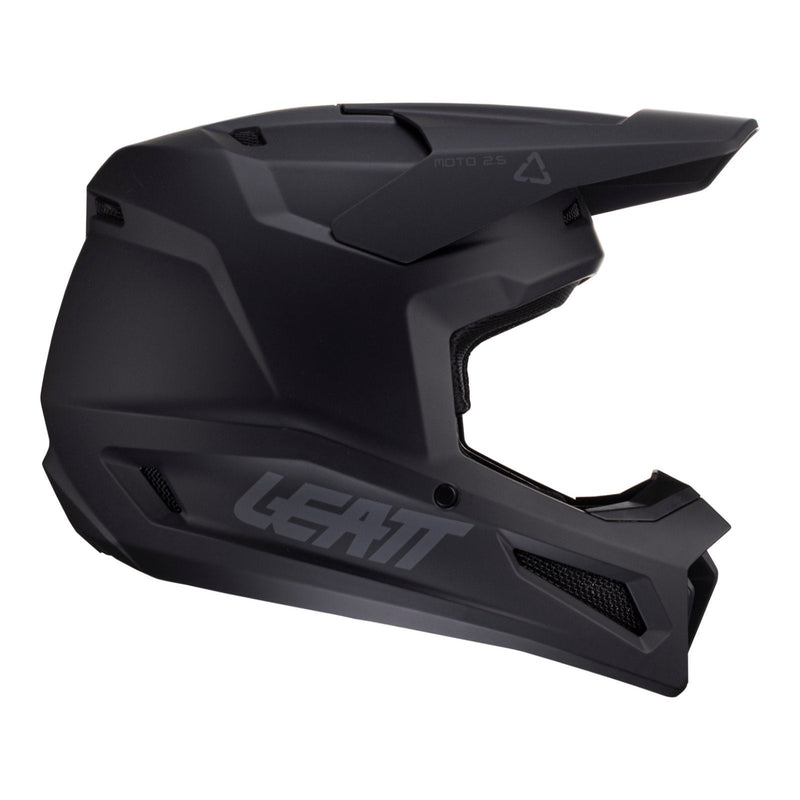 Leatt 2024 2.5 Moto Helmet - Stealth Size Medium 58cm