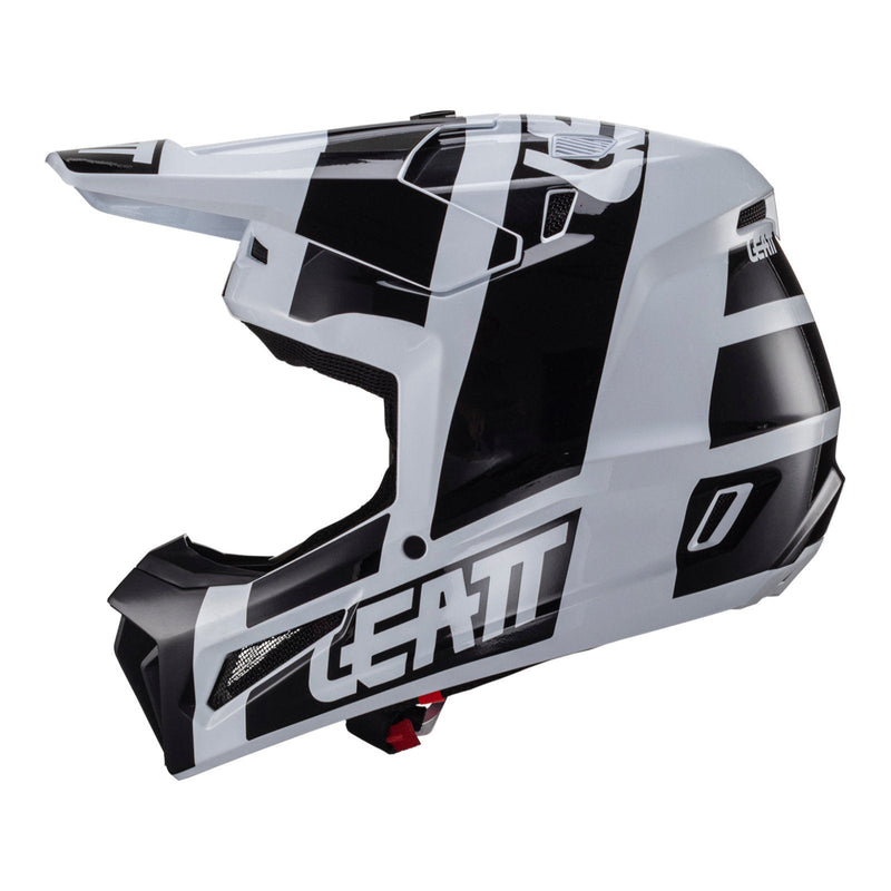 Leatt 2024 3.5 Junior Helmet - Black / White Size YM 50cm