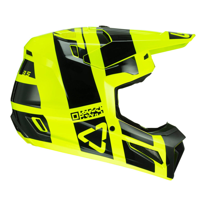 Leatt 2024 3.5 Junior Helmet - Citrus Size Youth Large 53 - 54cm