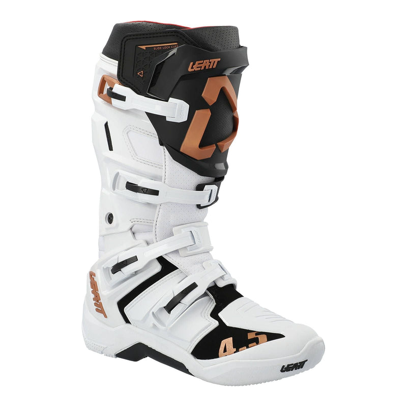 Leatt 4.5 Enduro - White / Black / Bronze Off Road Boots Size US11 / EU 45.5