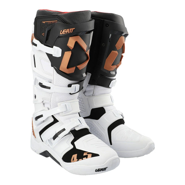 Leatt 4.5 Enduro Boot - White / Black / Bronze Boot Size EU 48