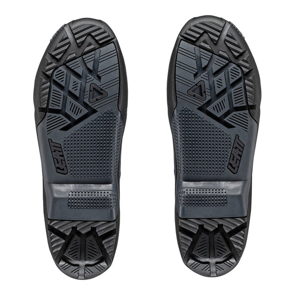 LEATT BOOT OUTER SOLE 4.5/5.5 ENDURO US8/9 PAIR BLK/GREY