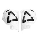 LEATT BOOT SHIN PLATE KIT 5.5 WHT/BLK PAIR US12/13