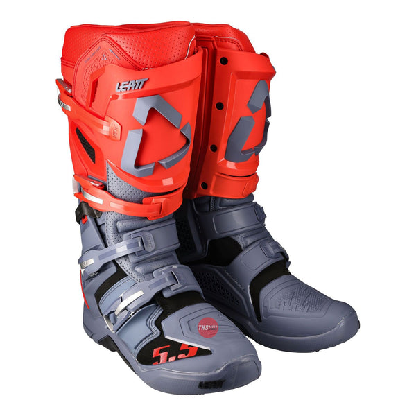 Leatt 2022 Boot 5.5 FleXLock US9 EU43 Graphene Red