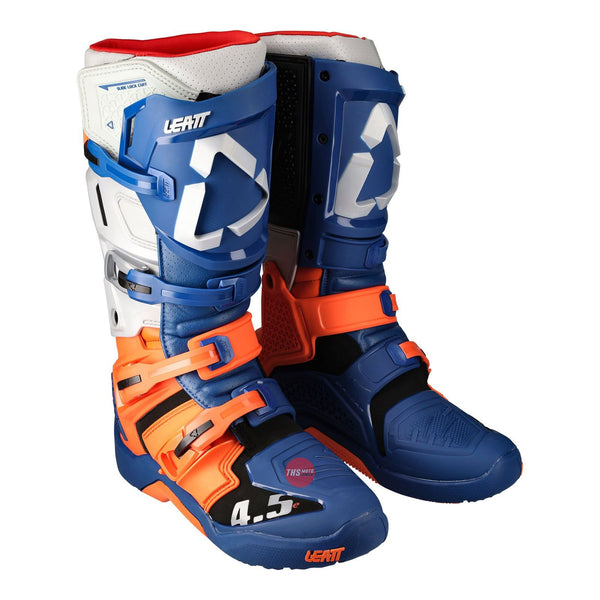 Leatt 2022 Boot 4.5 Enduro US8 EU42 Blue Orange Grey