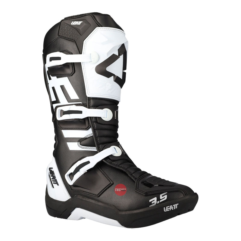 Leatt 3.5 Junior - Black / White Off Road Boots Size US6 / EU 39