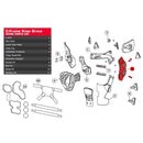 LEATT HINGE ASSEMBLY C-FRAME PRO '17 RIGHT