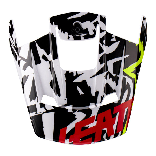 LEATT VISOR MOTO 3.5 #M-XXL V23 ZEBRA