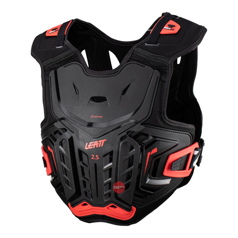 Leatt 2022 Chest Protector 2.5 Black Red Jr 147-159cm