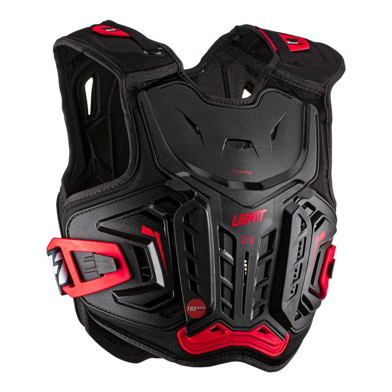 Leatt 2022 Chest Protector 2.5 Black Red Jr 147-159cm