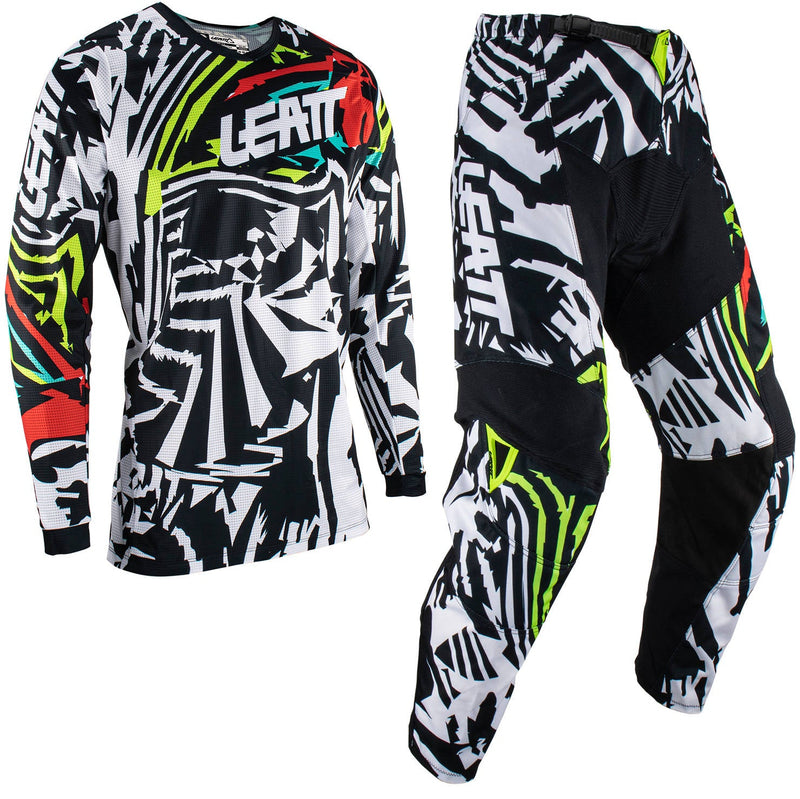 Leatt 2023 Junior 3.5 Ride Kit - Zebra Size XLTHS Moto NZ