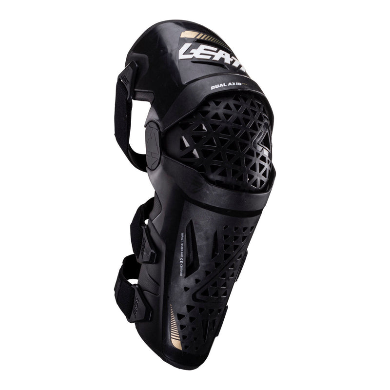 Leatt Dual Axis Pro Knee & Shin Guard - Black Size L / XL