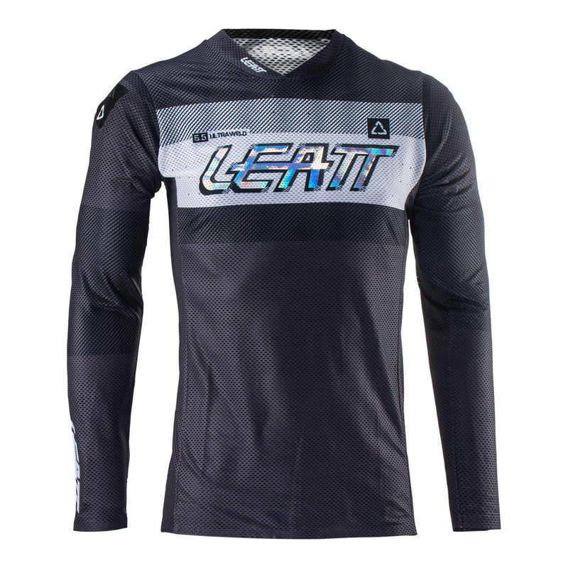 Leatt 2024 5.5 Ultraweld Jersey - Graphite Size Small