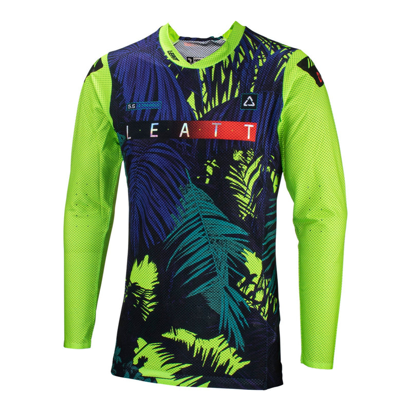 Leatt 2024 5.5 Ultraweld Jersey - Jungle Size Small