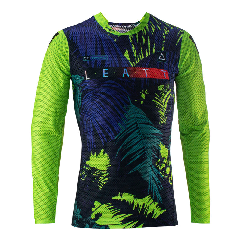 Leatt 2024 5.5 Ultraweld Jersey - Jungle Size Small