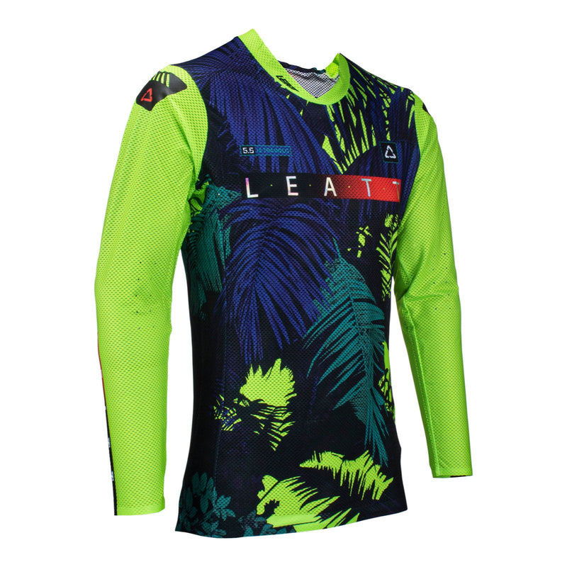 Leatt 2024 5.5 Ultraweld Jersey - Jungle Size Small