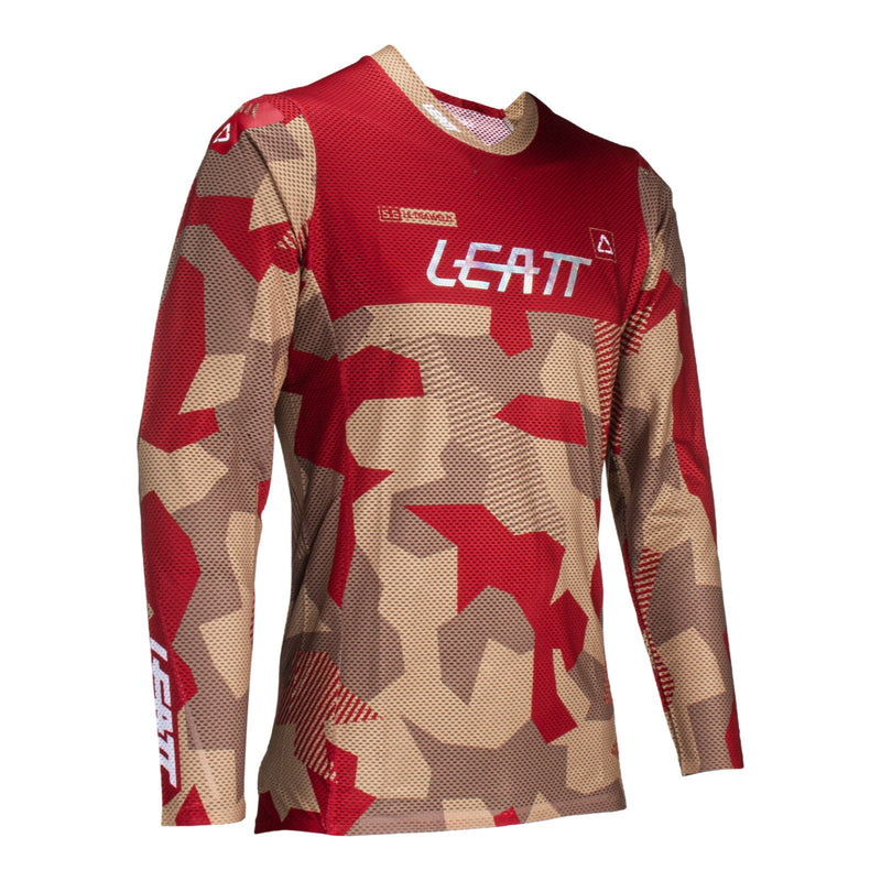 Leatt 2024 5.5 Ultraweld Jersey - Rubystone Size Small