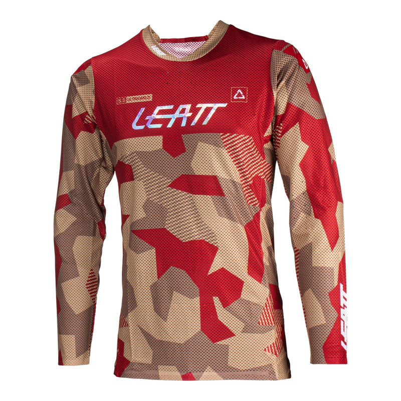 Leatt 2024 5.5 Ultraweld Jersey - Rubystone Size Small