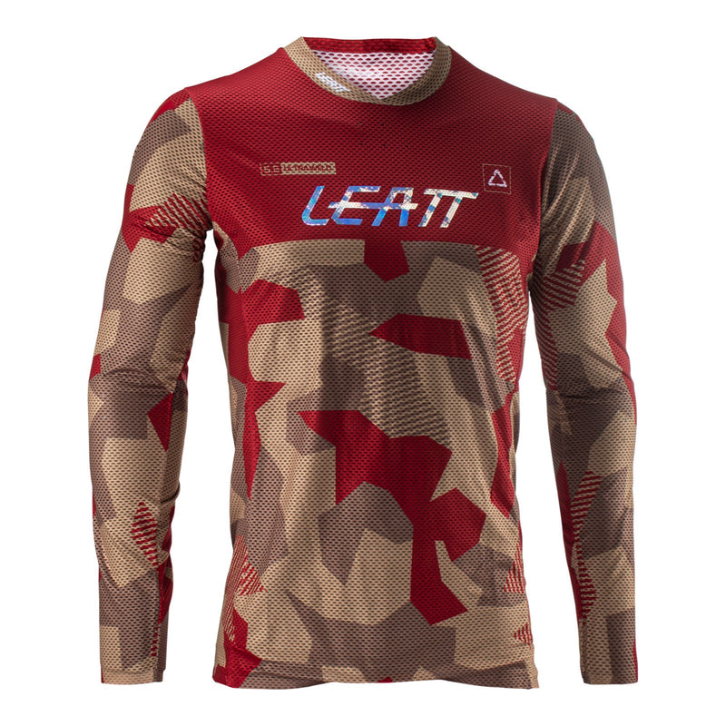 Leatt 2024 5.5 Ultraweld Jersey - Rubystone Size Small