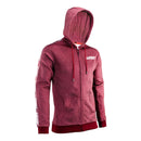 Leatt Premium Zip-Hoodie - Ruby Size Medium