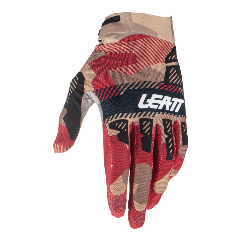 Leatt 2024 2.5 X-Flow Moto Glove - Rubystone Size Large