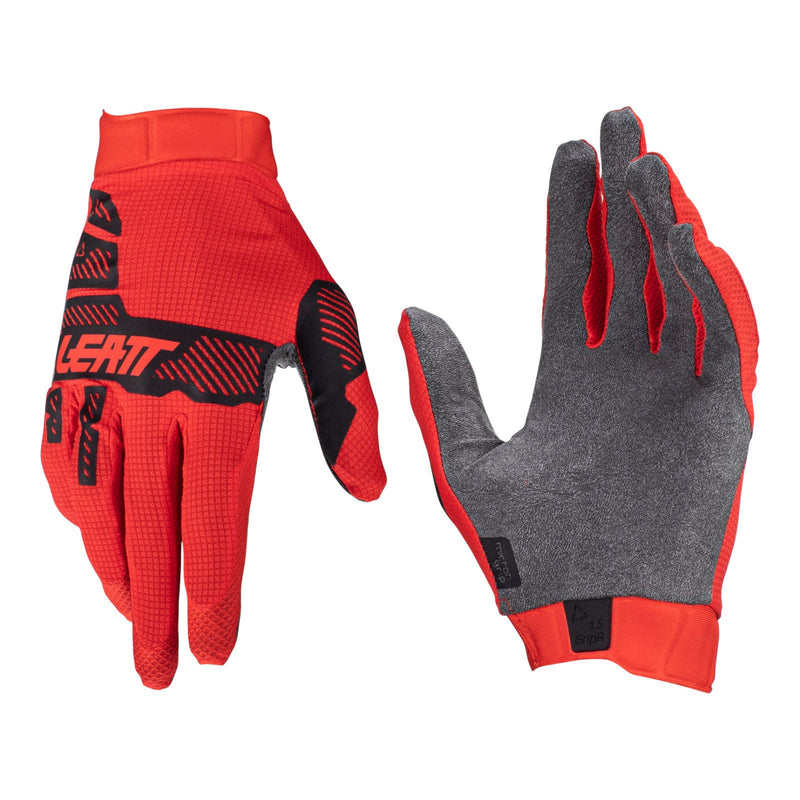 Leatt 2024 1.5 GripR Moto Glove - Red Size Large