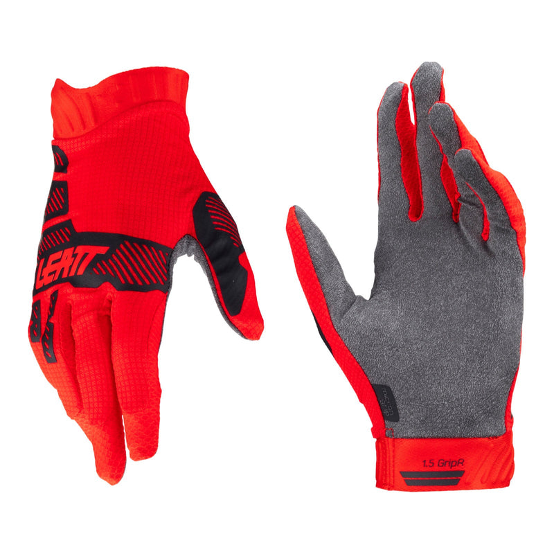 Leatt 2024 1.5 Junior Moto Glove - Red Size Y2XS