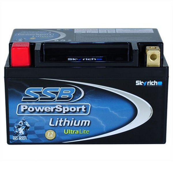 Super Start Motorcycle And Powersports Battery Lithium Ion 12V 290Cca By Ssb Lightweight Phosphate