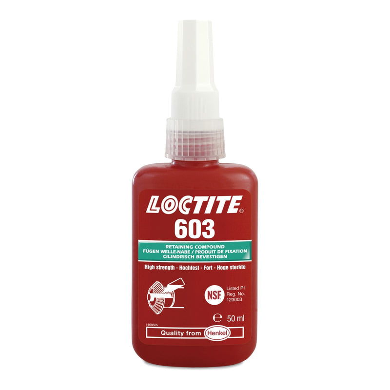 LOCTITE 603 GRN HIGH STRENGTH RETAINING COMPOUND 50ML