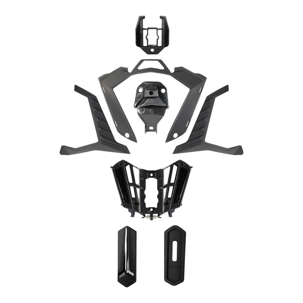 LS2 Helmets MX701 Air Vent Chin Matt Black