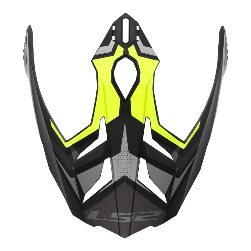LS2 Helmets MX701 Peak Focus M.titanium H-v Yellow