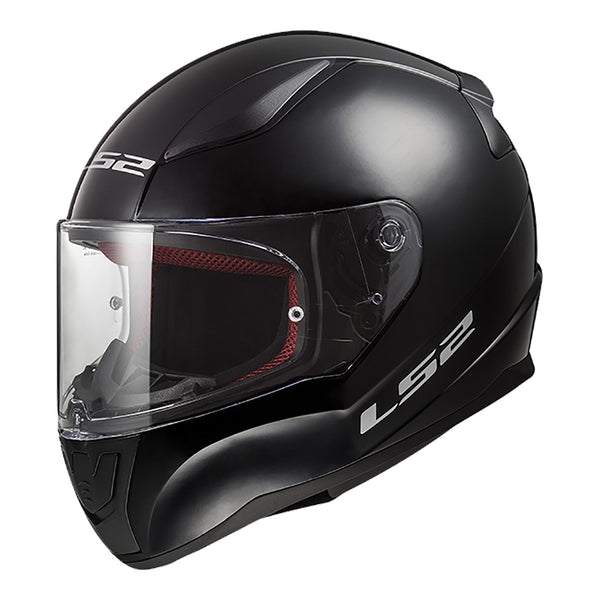 LS2 FF353 RAPID SOLID GLOSS BLACK  Road Helmet Size XS 53cm 54cm