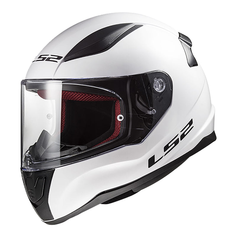 LS2 FF353 RAPID SOLID GLOSS WHITE  Road Helmet Size XS 53cm 54cm